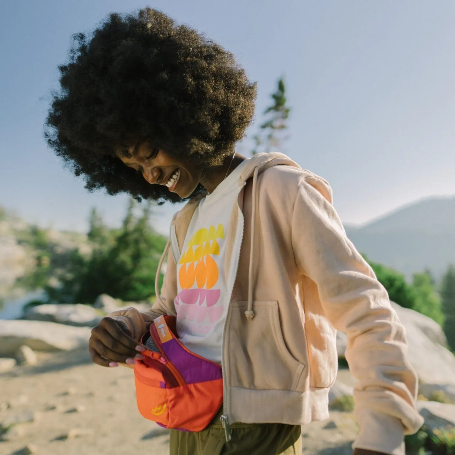 Cotopaxi Headspace x Cotopaxi t-shirt femme coton bio Bone