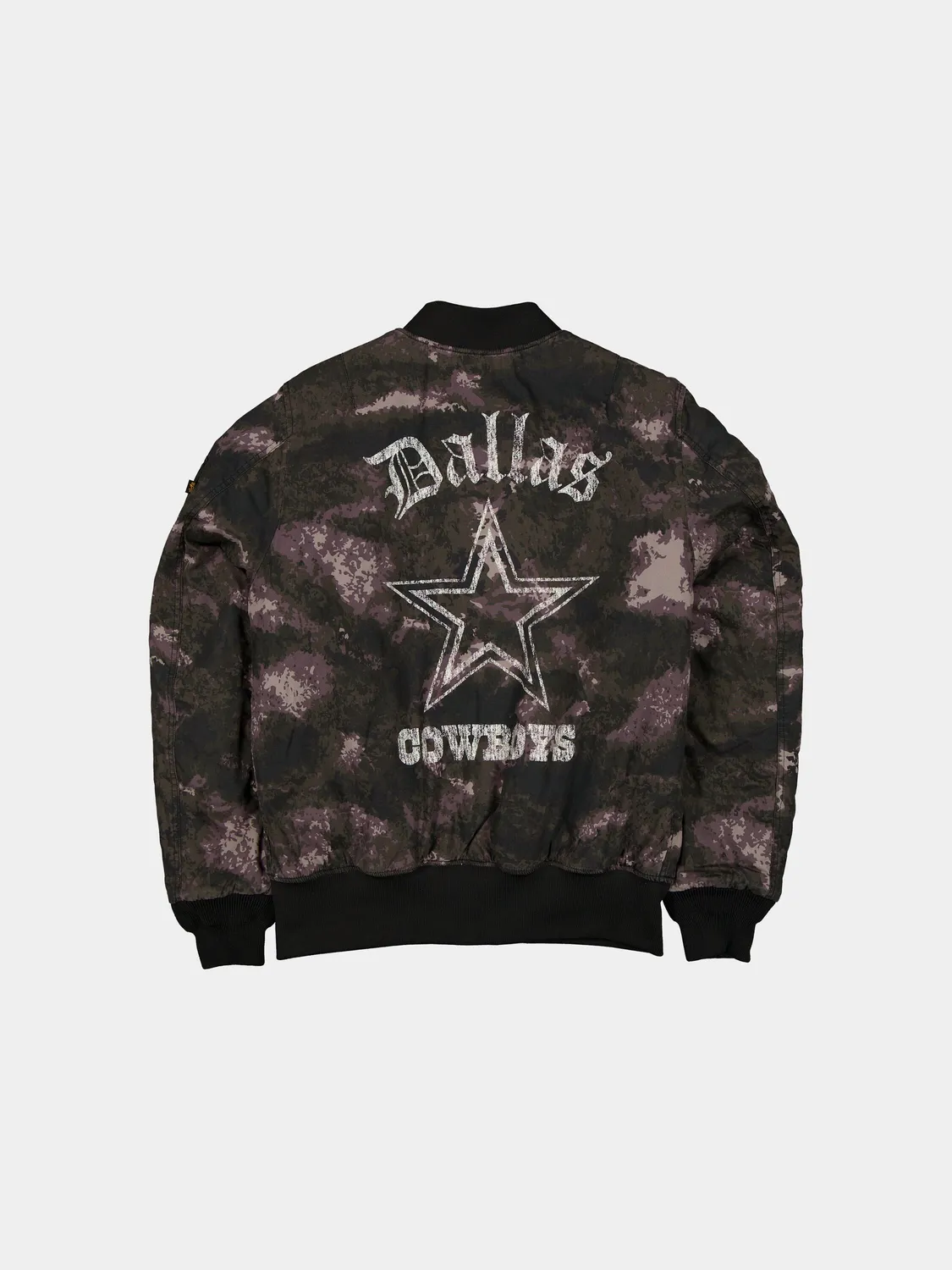 Alpha Industries MA-1 New Era NFL bomber homme camo noir