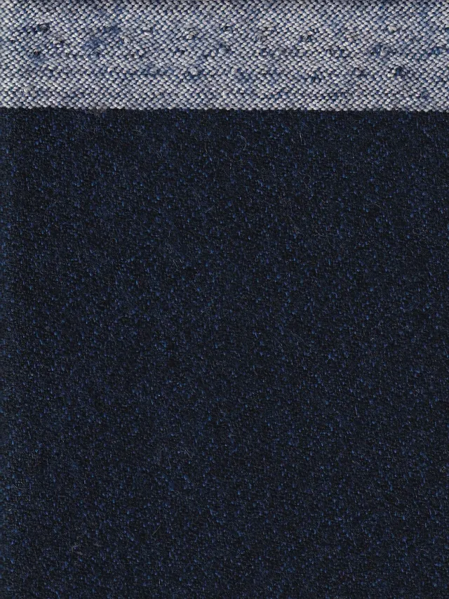 Hollington serge laine double-face ébène tissu 2 m