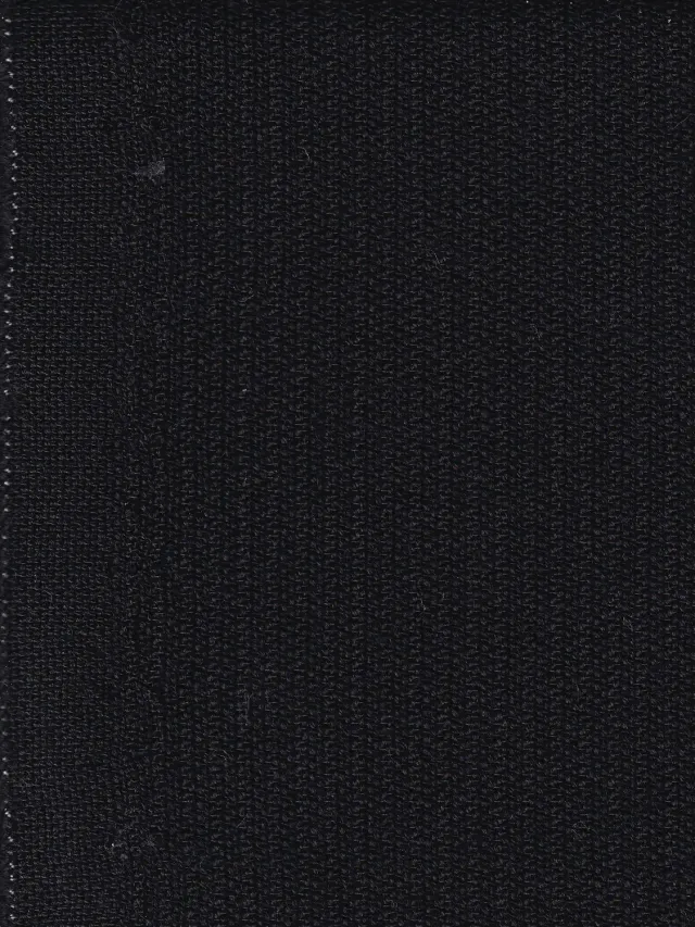 Hollington Lainage noir effet tricot tissu 100% laine mètre