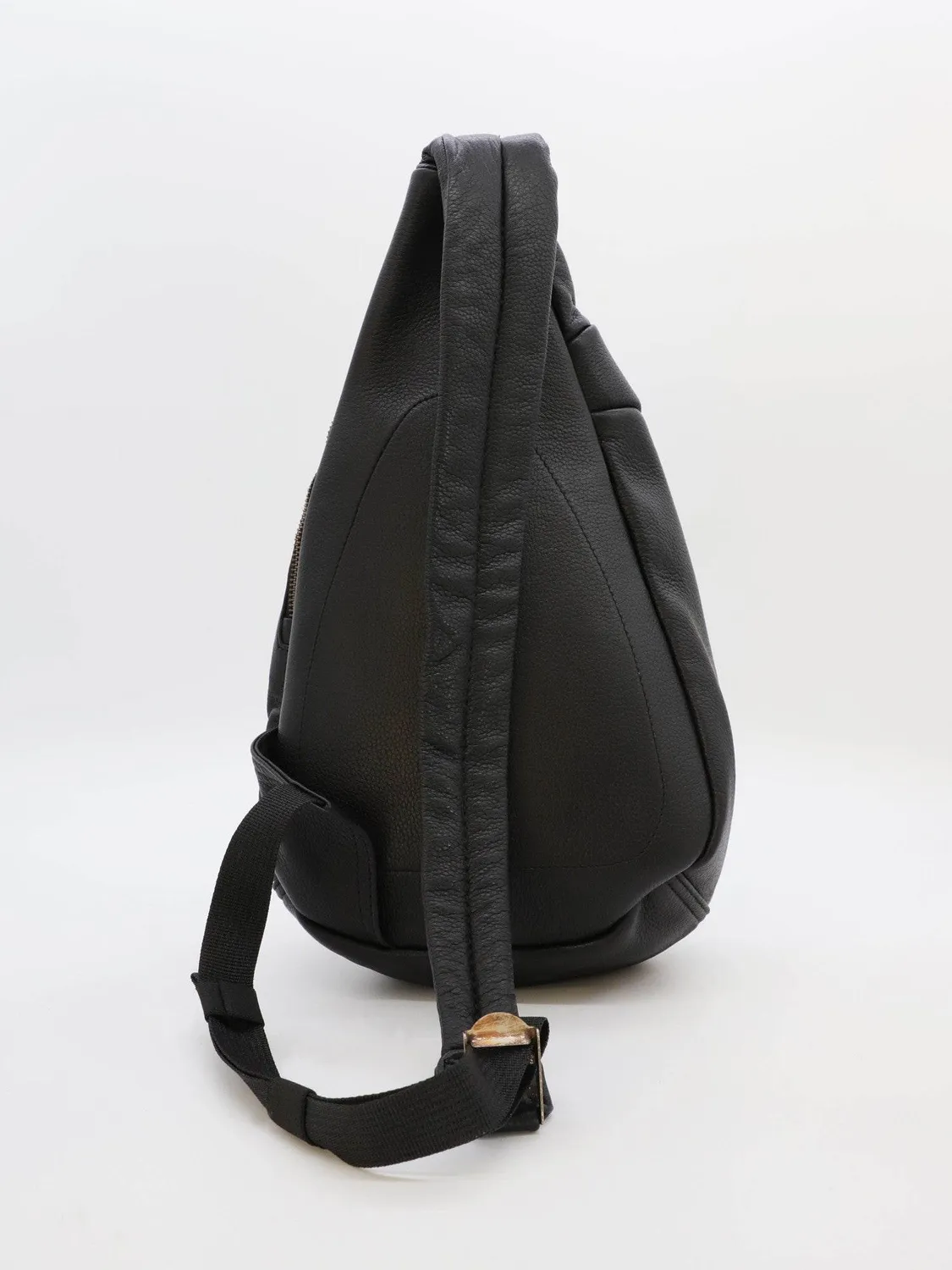 Daytona Siling sacoche cuir noir chèvre 2 poches
