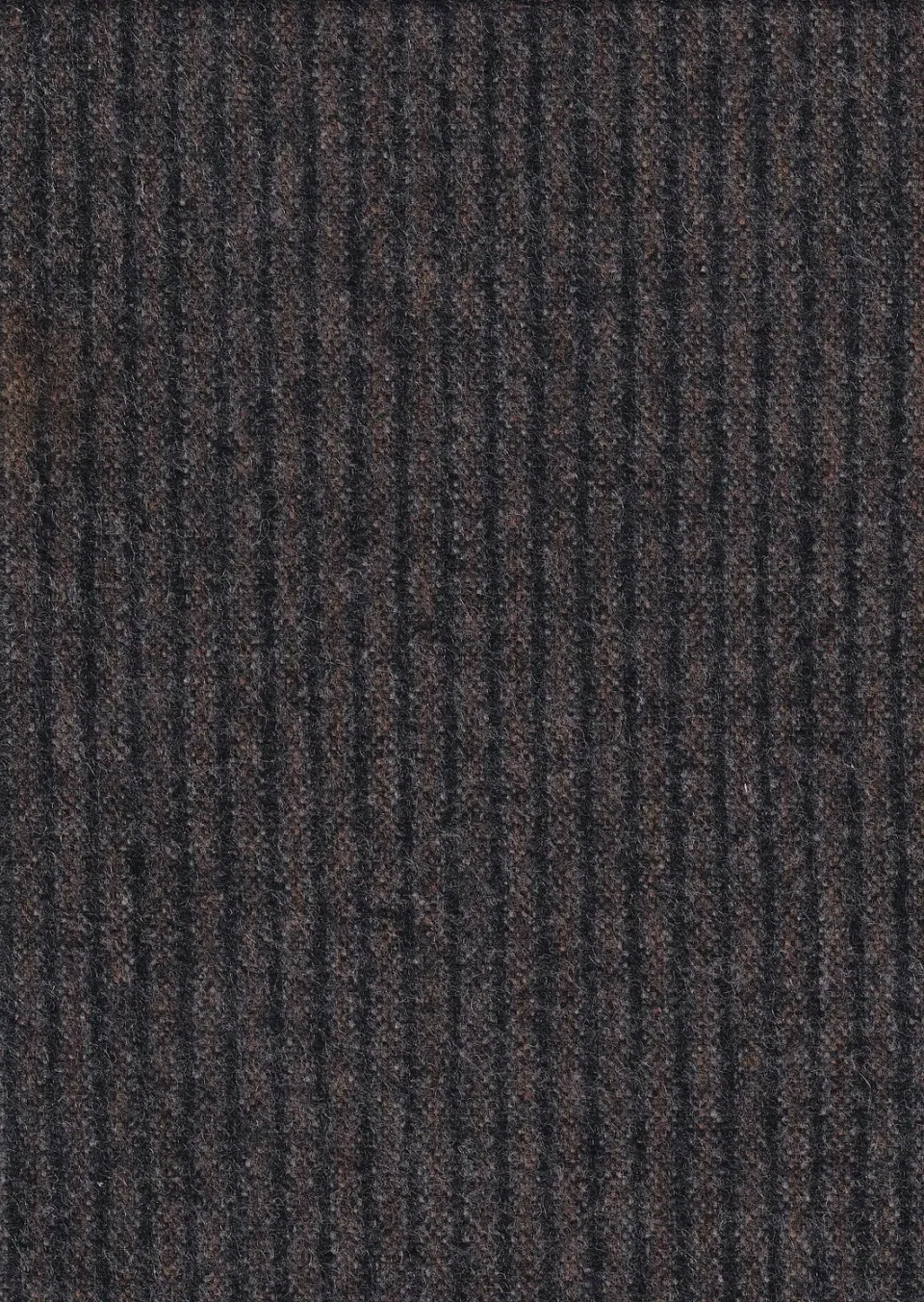 Hollington flanelle marron rayures tissu 6 m 100% laine