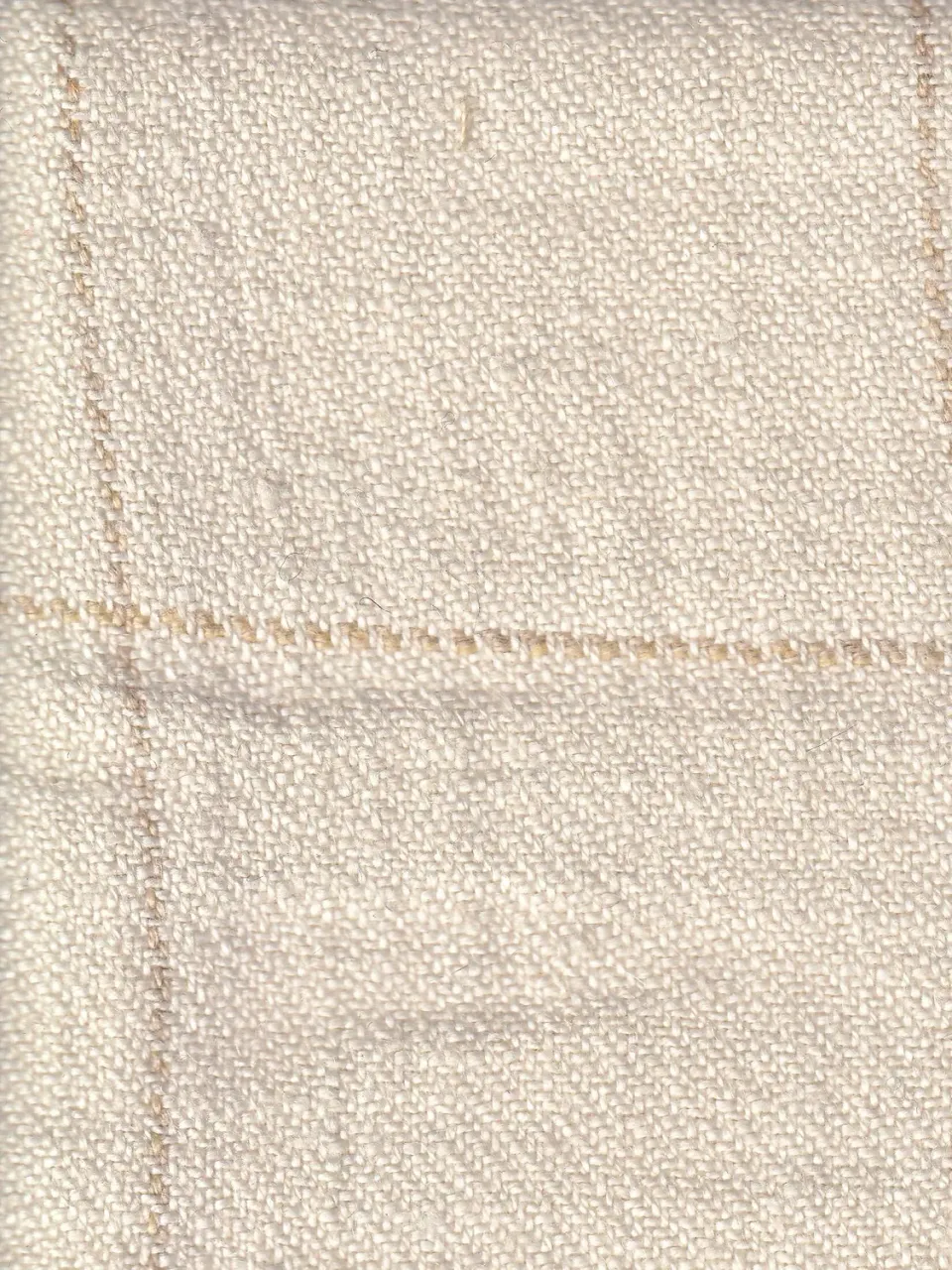 Hollington window pane tissu drap ivoire au mètre