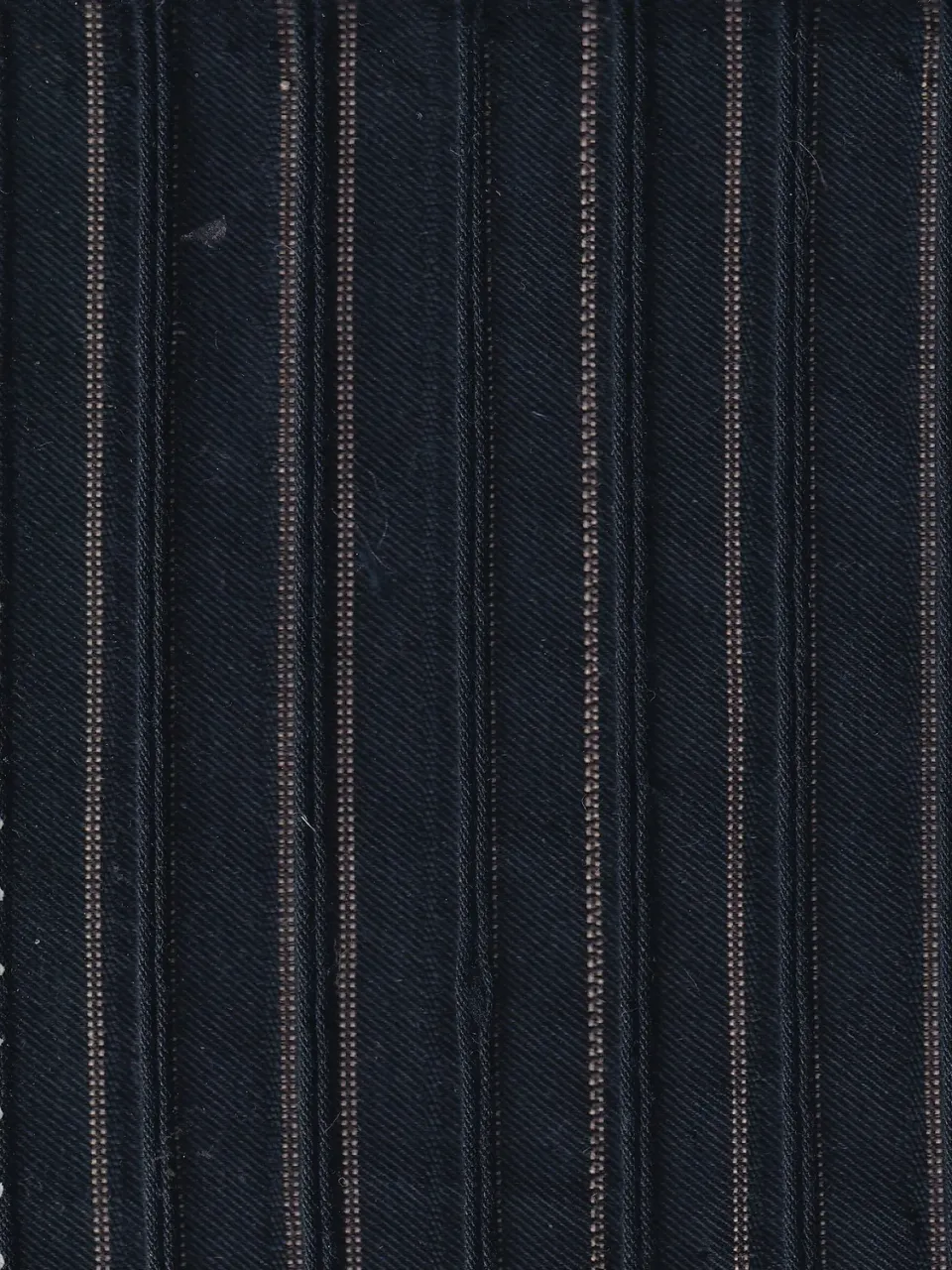 Hollington Chic Or tissu toile coton laine noire 3 m