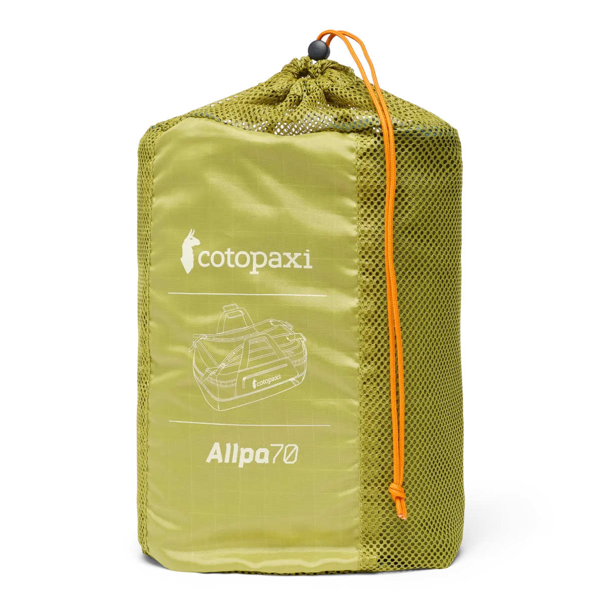 Cotopaxi Allpa Getaway 70L sac voyage Lemongrass