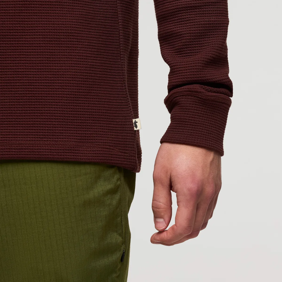 Cotopaxi Atajo chemise gaufrée homme Chestnut manche longue