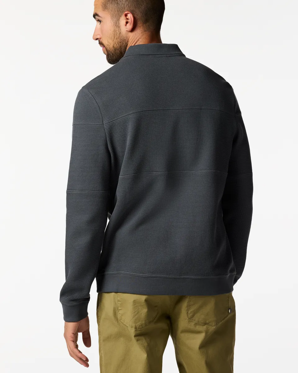 Cotopaxi Atajo Waffle Rugby polo homme maille gaufrée