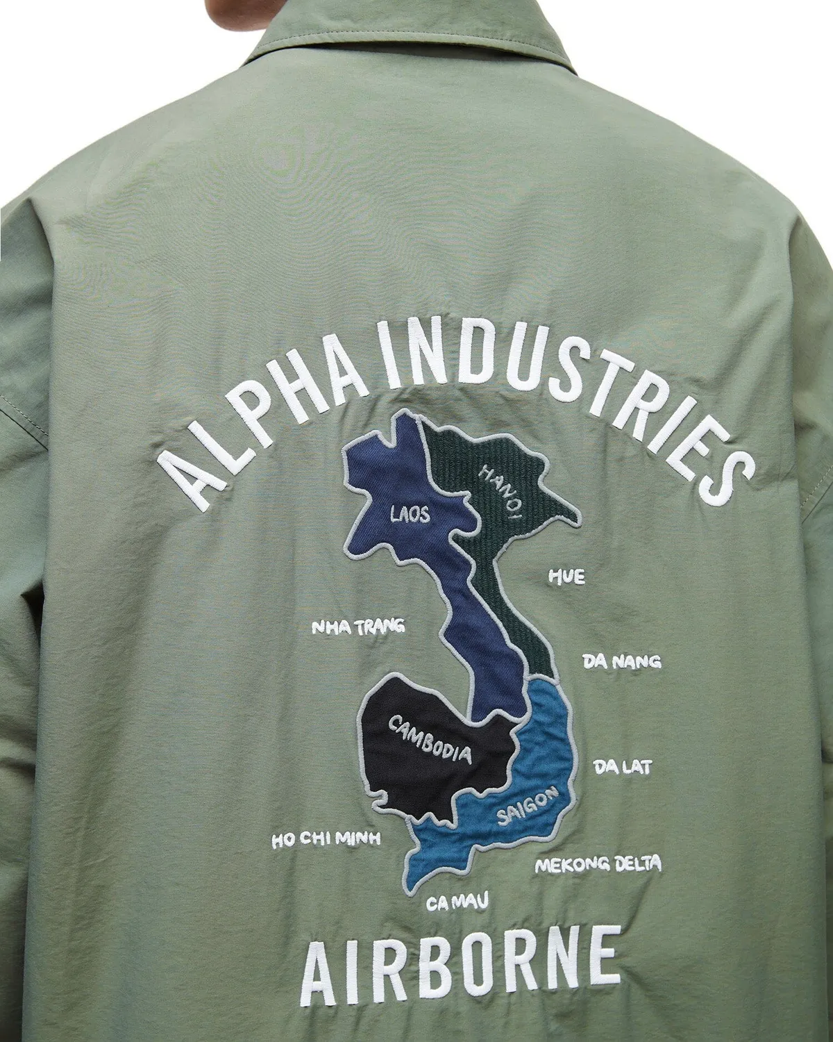 Alpha Industries UNFRM veste coach olive coton