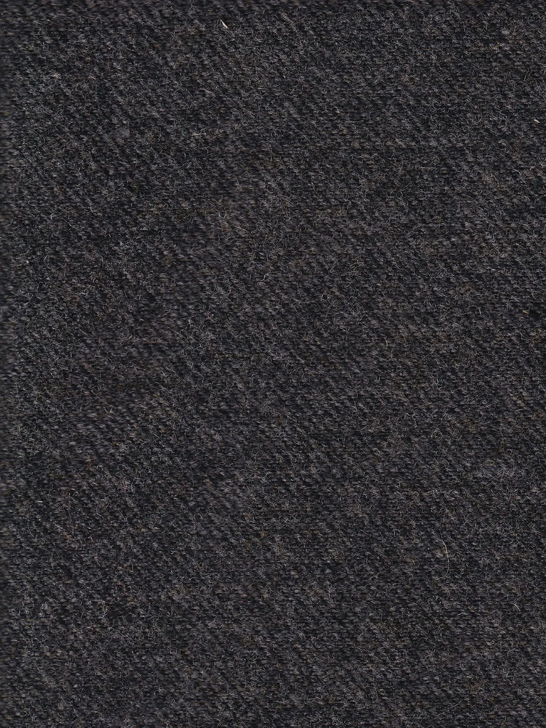 HOLLINGTON drap de laine double-face gris fusain tissu au mètre laine