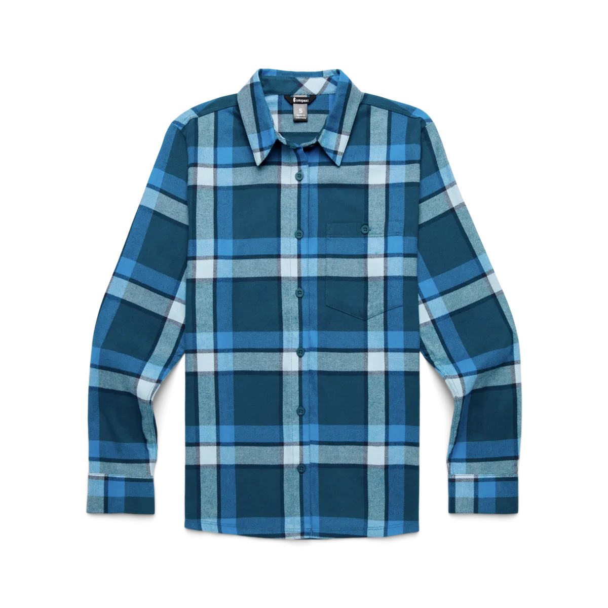 Cotopaxi Quedo chemise flanelle femme carreaux bio