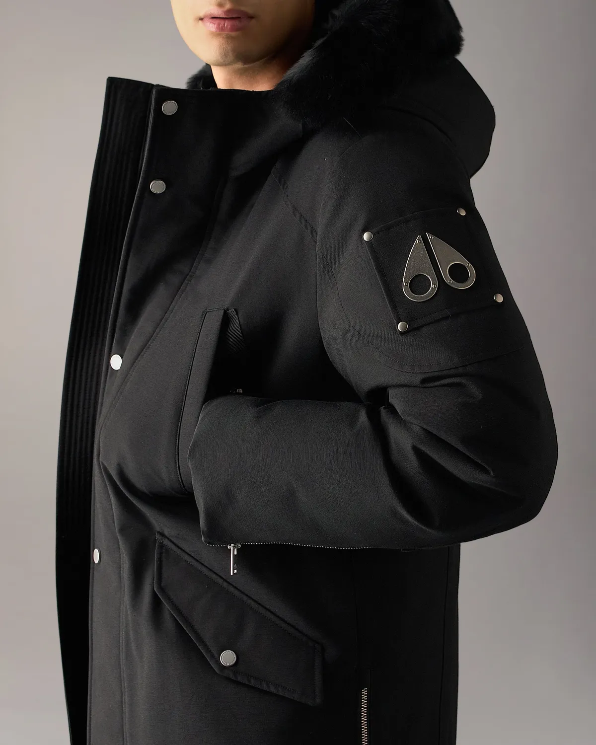 Moose Knuckles Original Stirling 2.0 parka noir longue