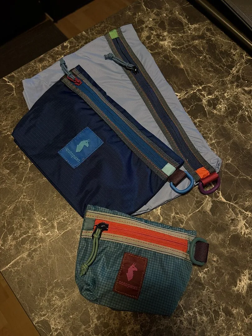 Cotopaxi Cubo pochettes voyage Del Día lot 3 recyclé