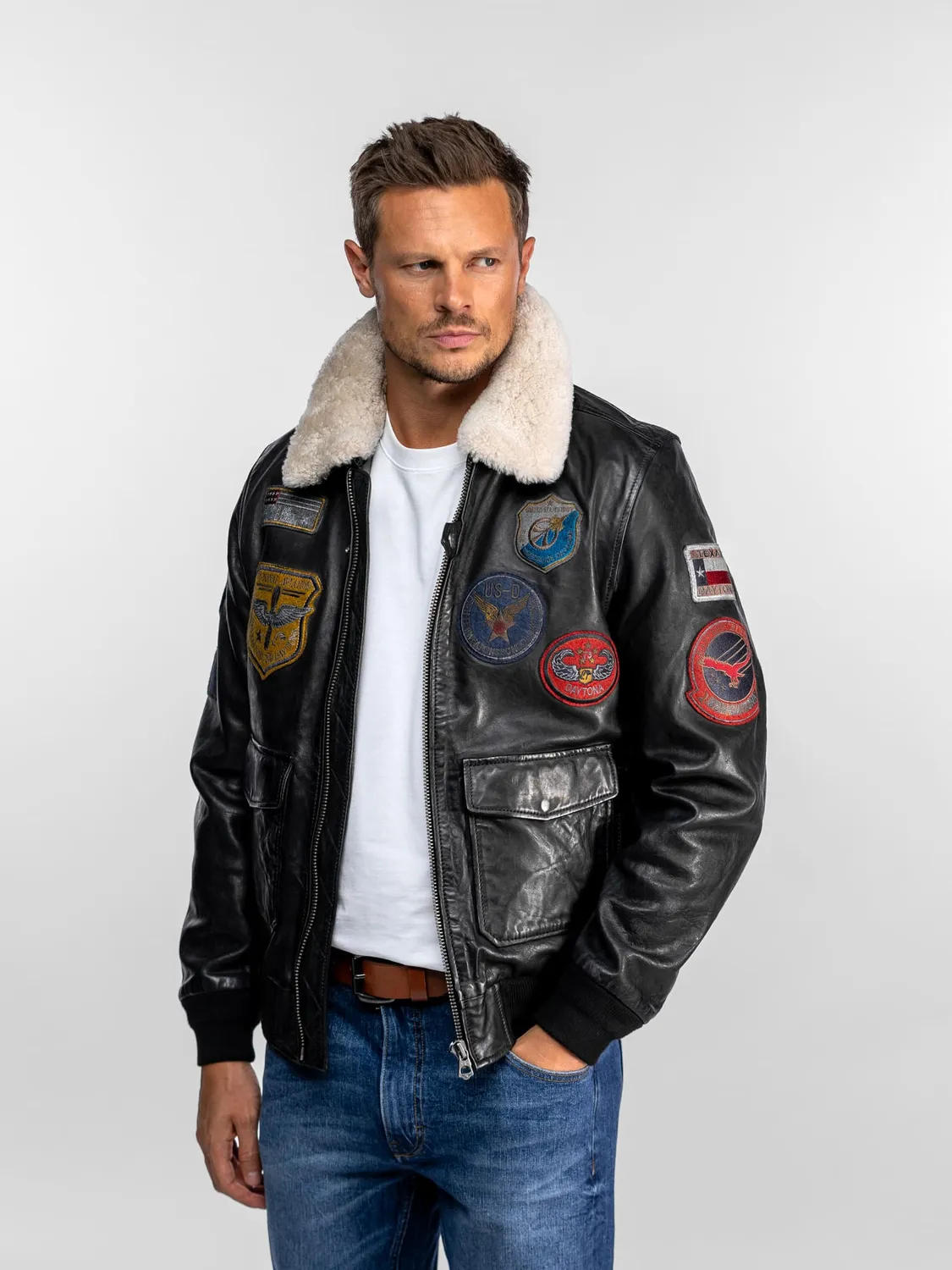 Daytona Mythic blouson aviateur cuir mouton