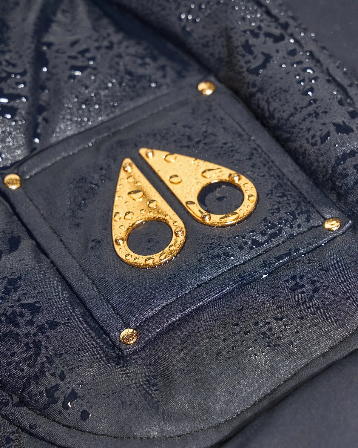 Moose Knuckles Gilded 3Q doudoune noire ceinturée