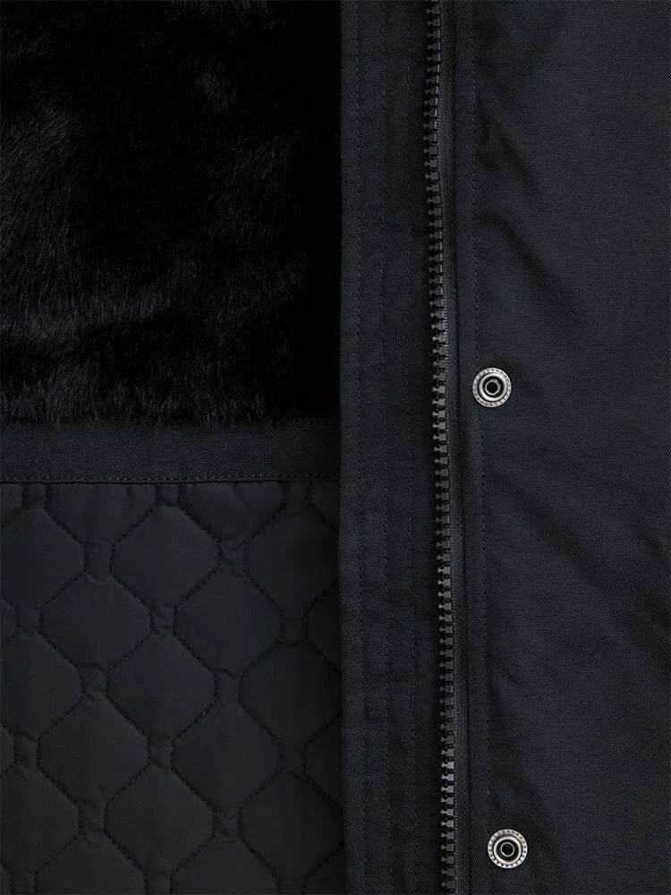 Alpha Industries Elyse Gen II parka Black fausse fourrure