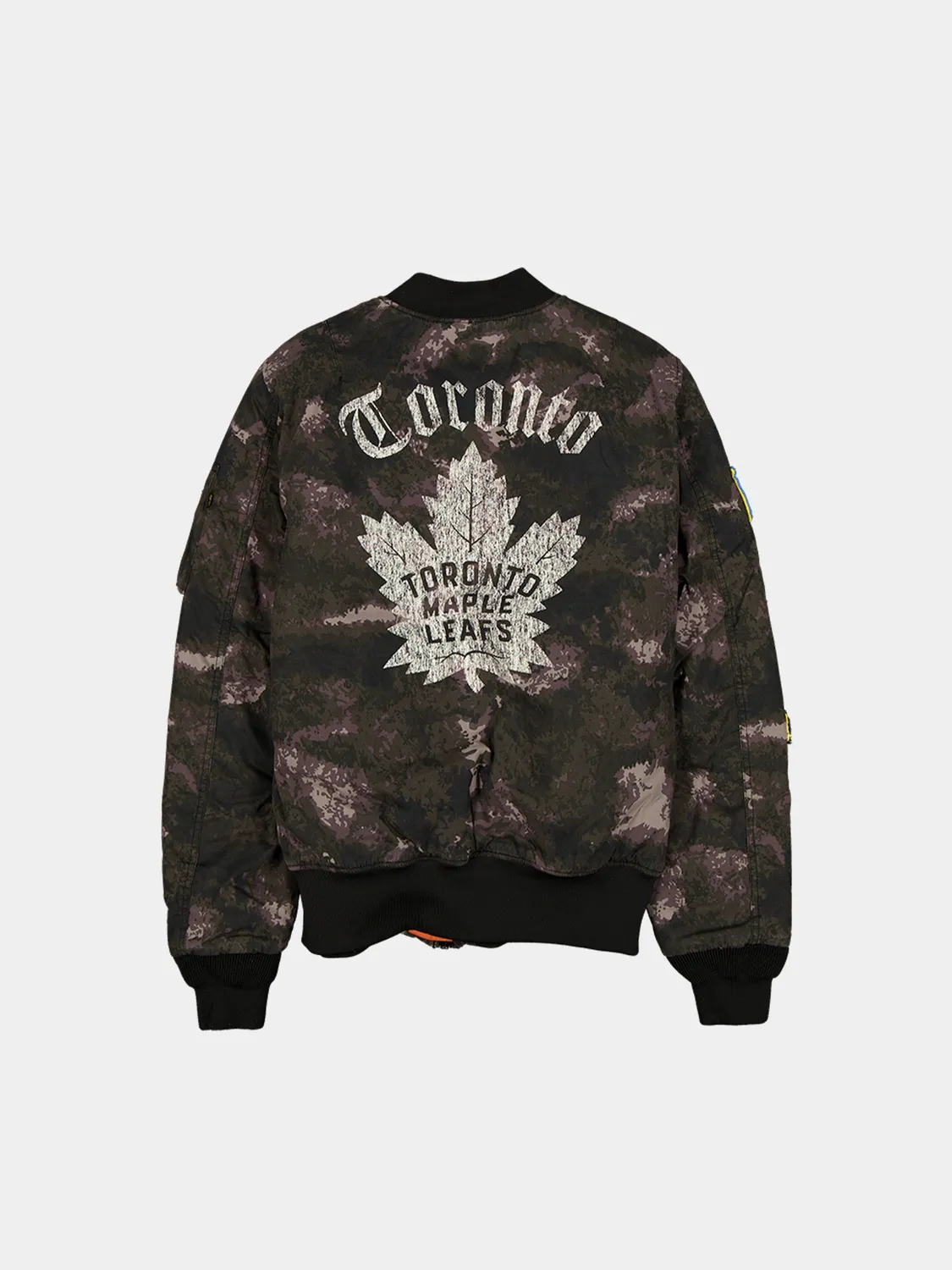 Alpha Industries MA-1 Toronto Maple Leafs blouson noir camo