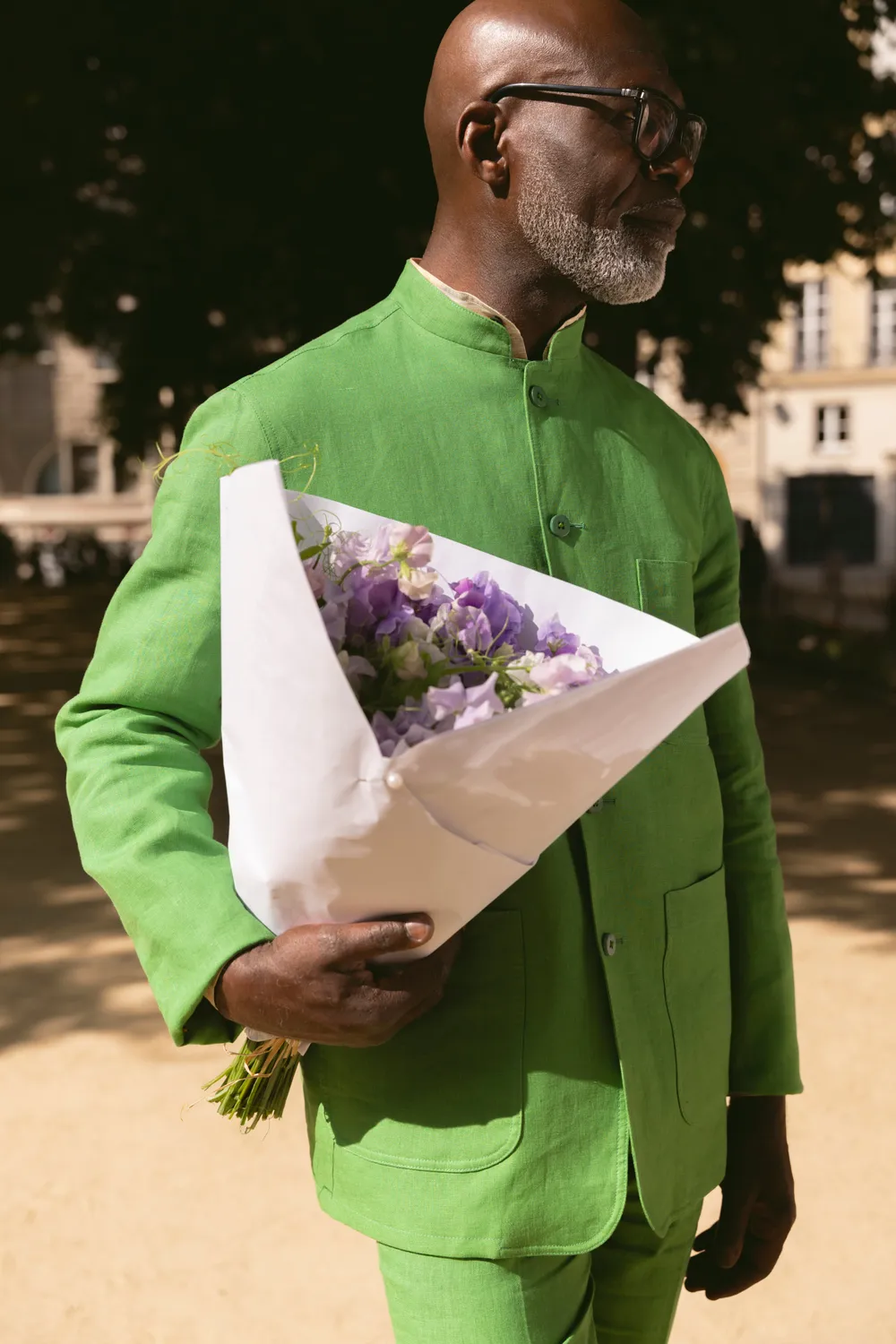 Hollington Tyrol veste lin vert léger