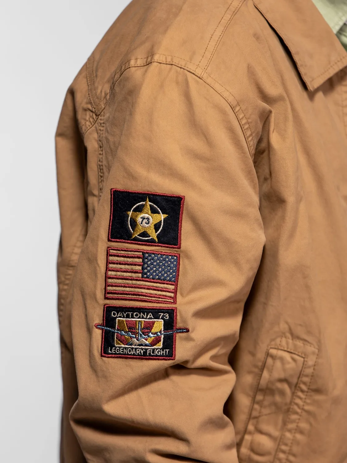 DAYTONA Paulding bomber homme coton broderie aviateur