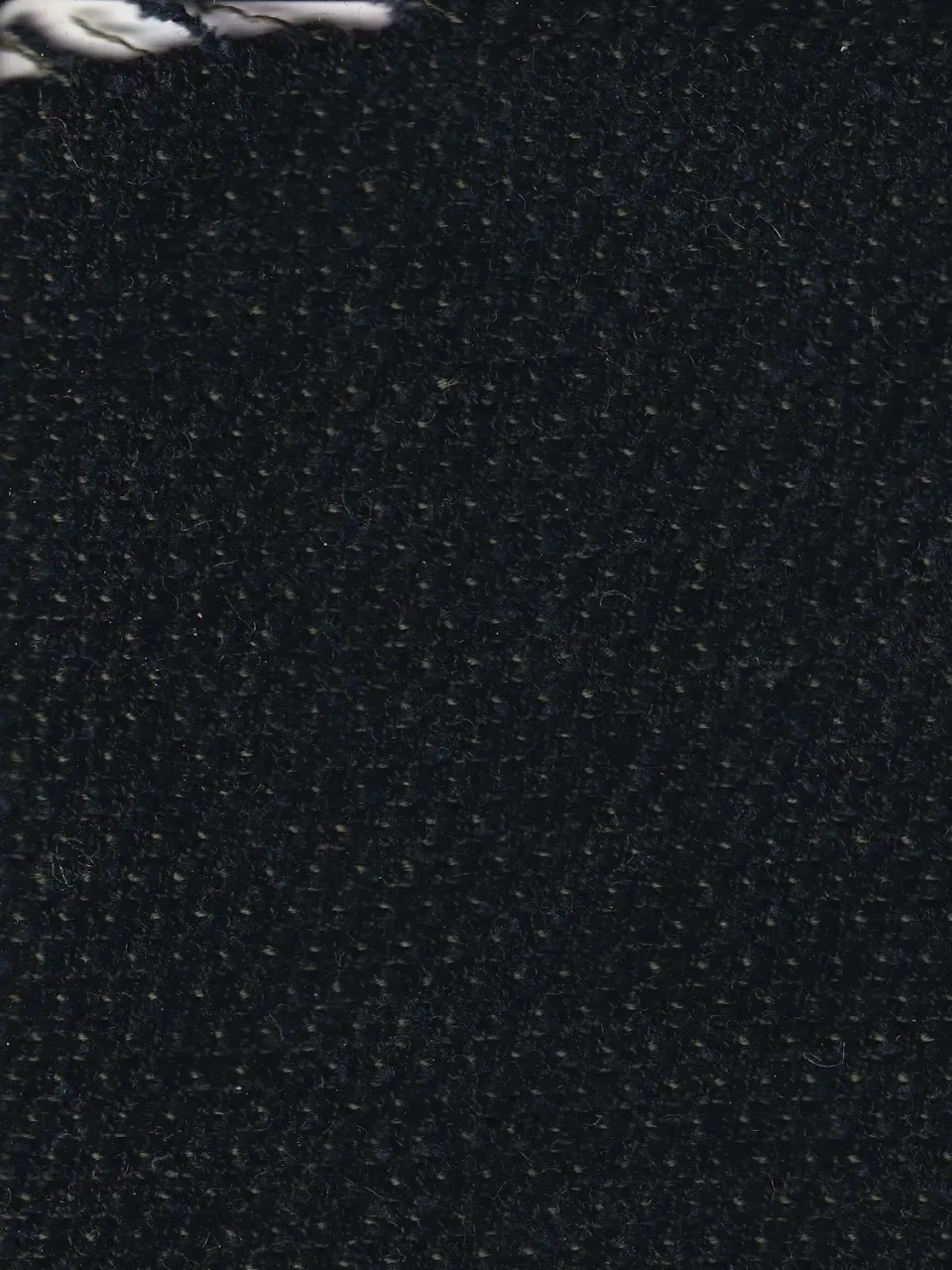 Hollington tissu chenille vert marin au mètre laine coton