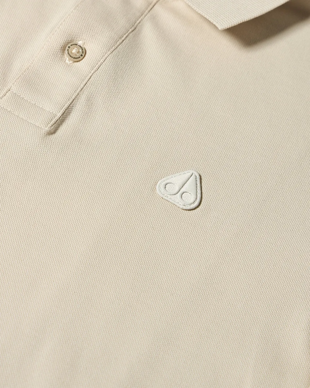 Moose Knuckles Yul polo alabaster coton stretch