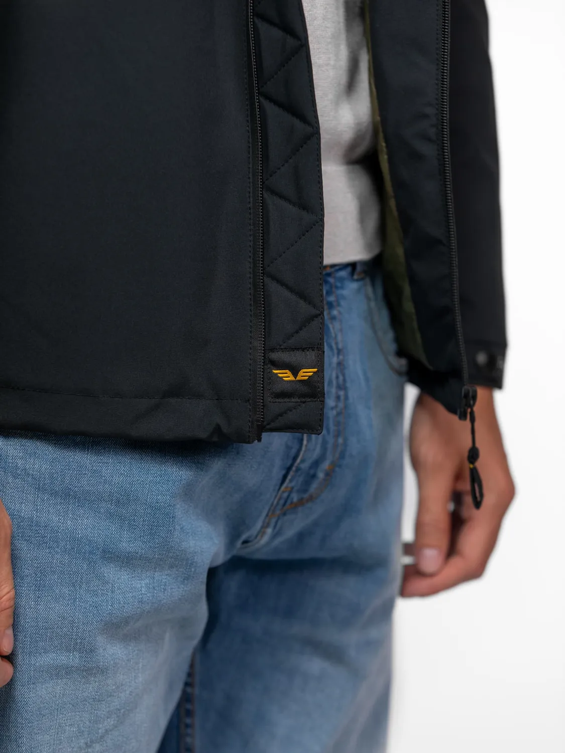 Daytona Lurayini parka courte déperlante noire