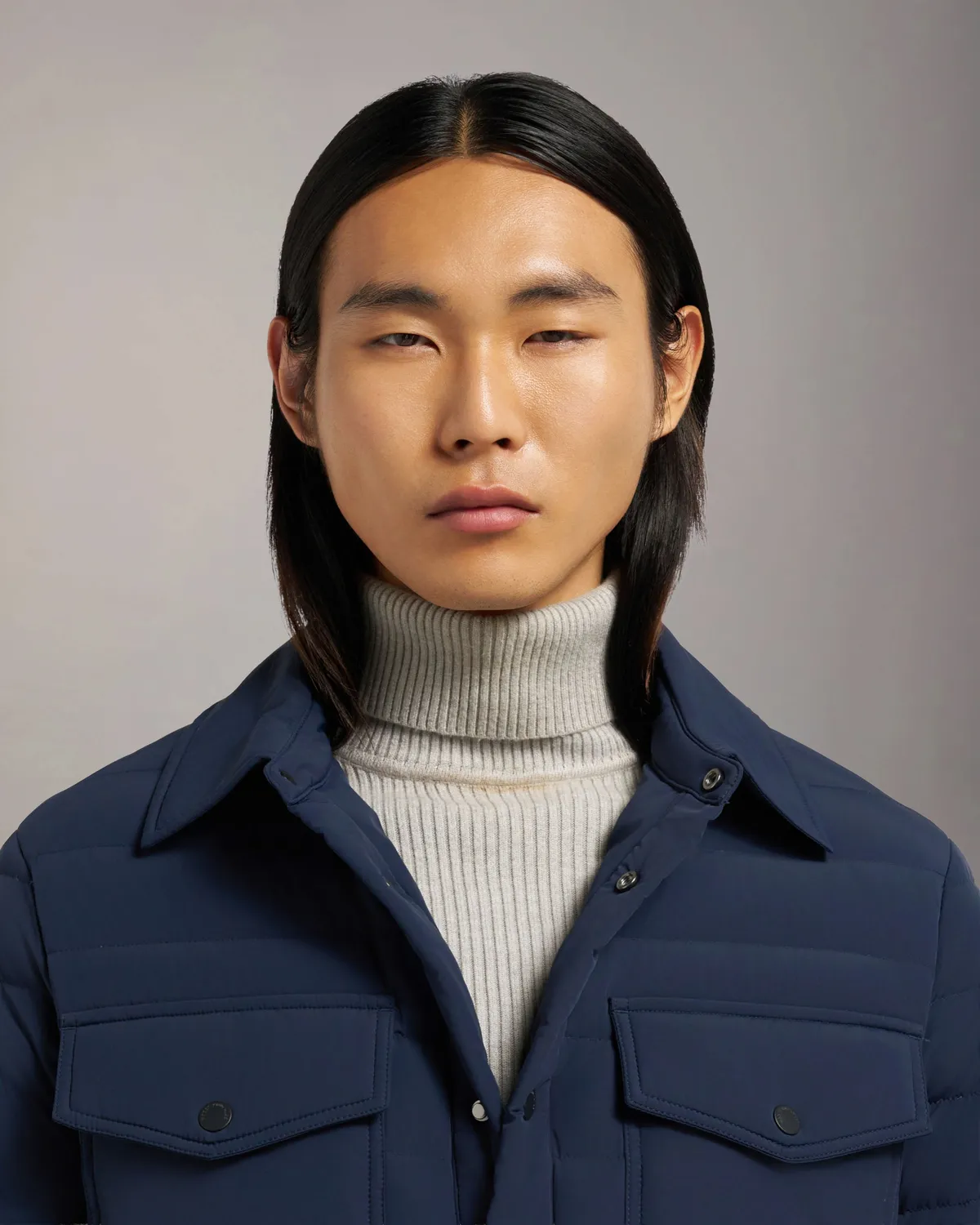 Moose Knuckles Lennox Shirt Jacket veste navy