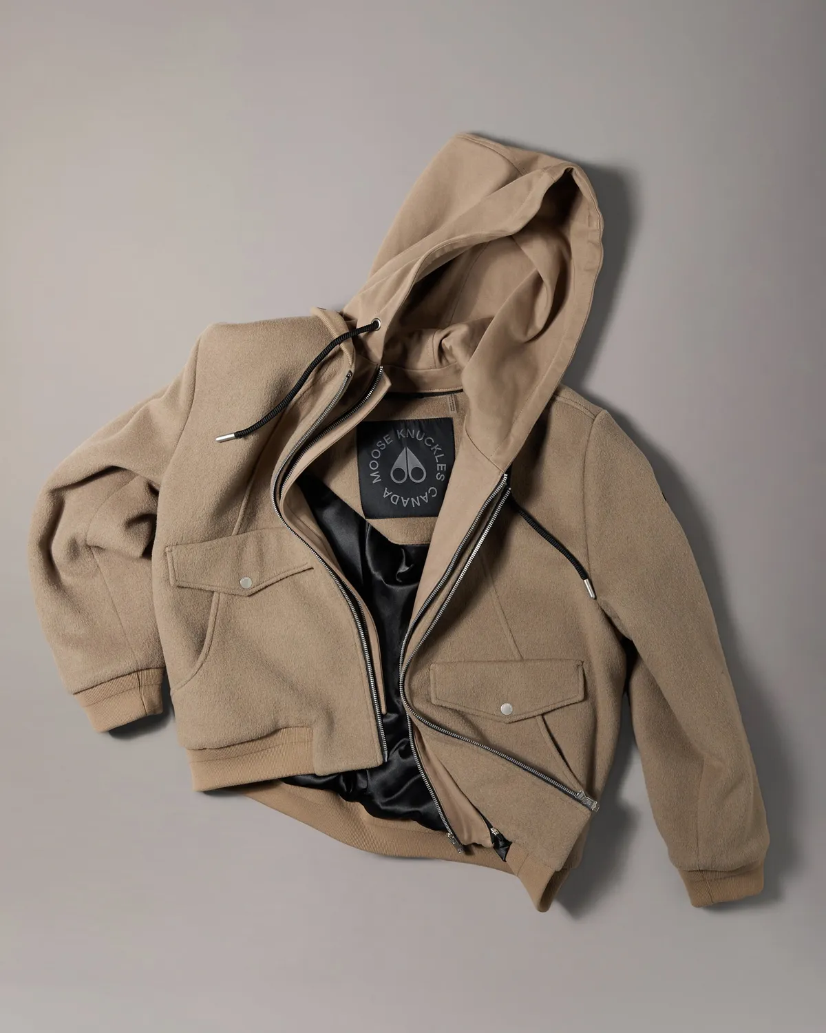 Moose Knuckles Elington bomber Ashen léger