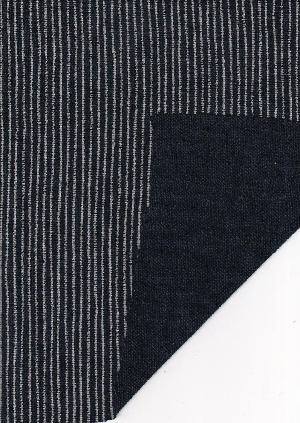 Hollington toile coton double-face tissu rayures marine 7 m