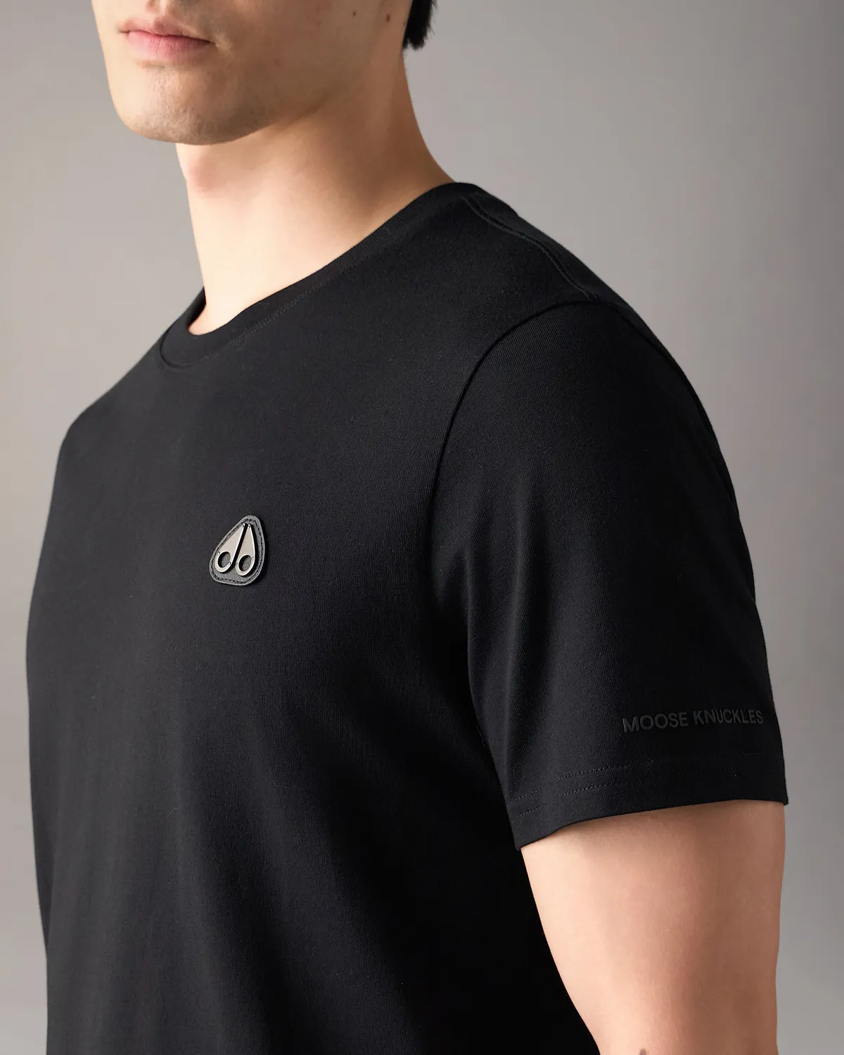 Moose Knuckles Crescent t-shirt coton noir