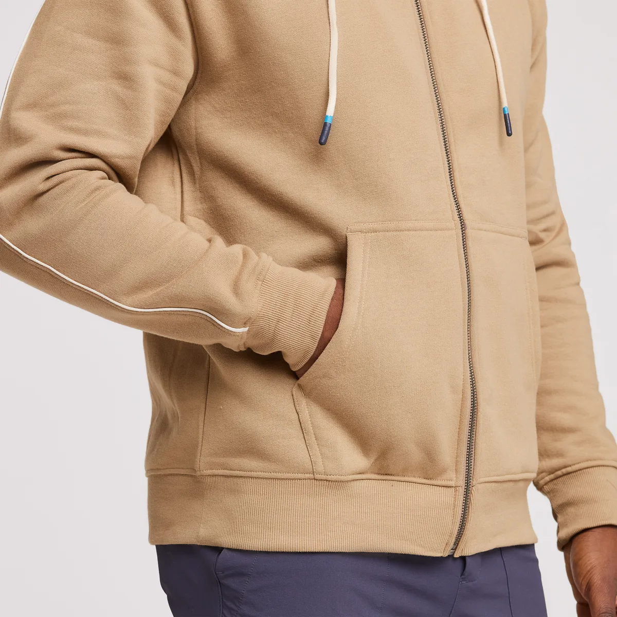 Cotopaxi Do Good sweat zip homme Desert coton bio