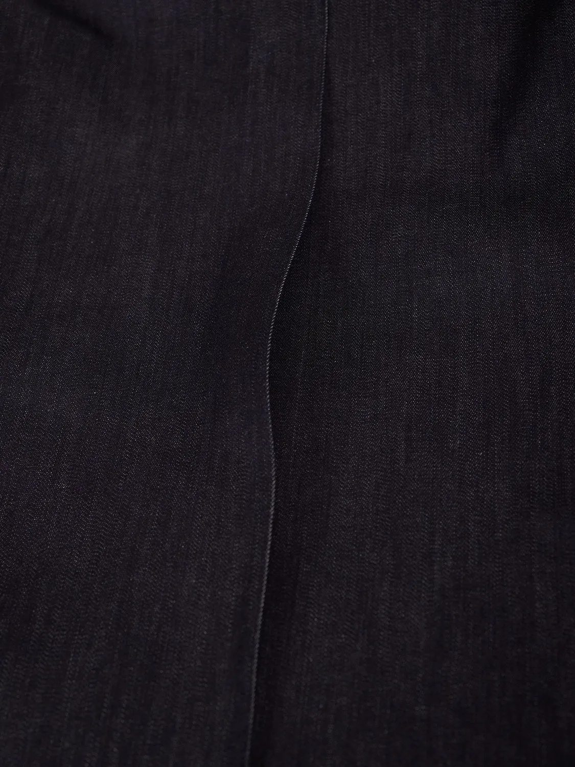 Hollington veste Architecte col Nehru denim indigo 44