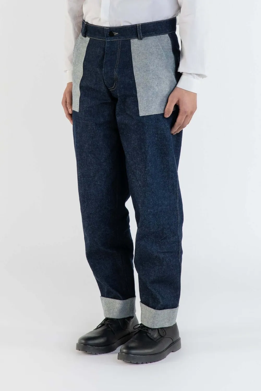 Lebrun Jean Cargo Coton Bleu Homme