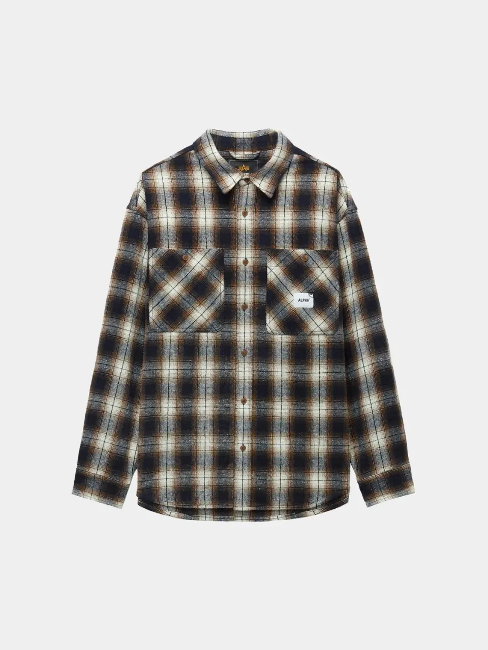 Alpha Industries Unfrm chemise flanelle rouille regular