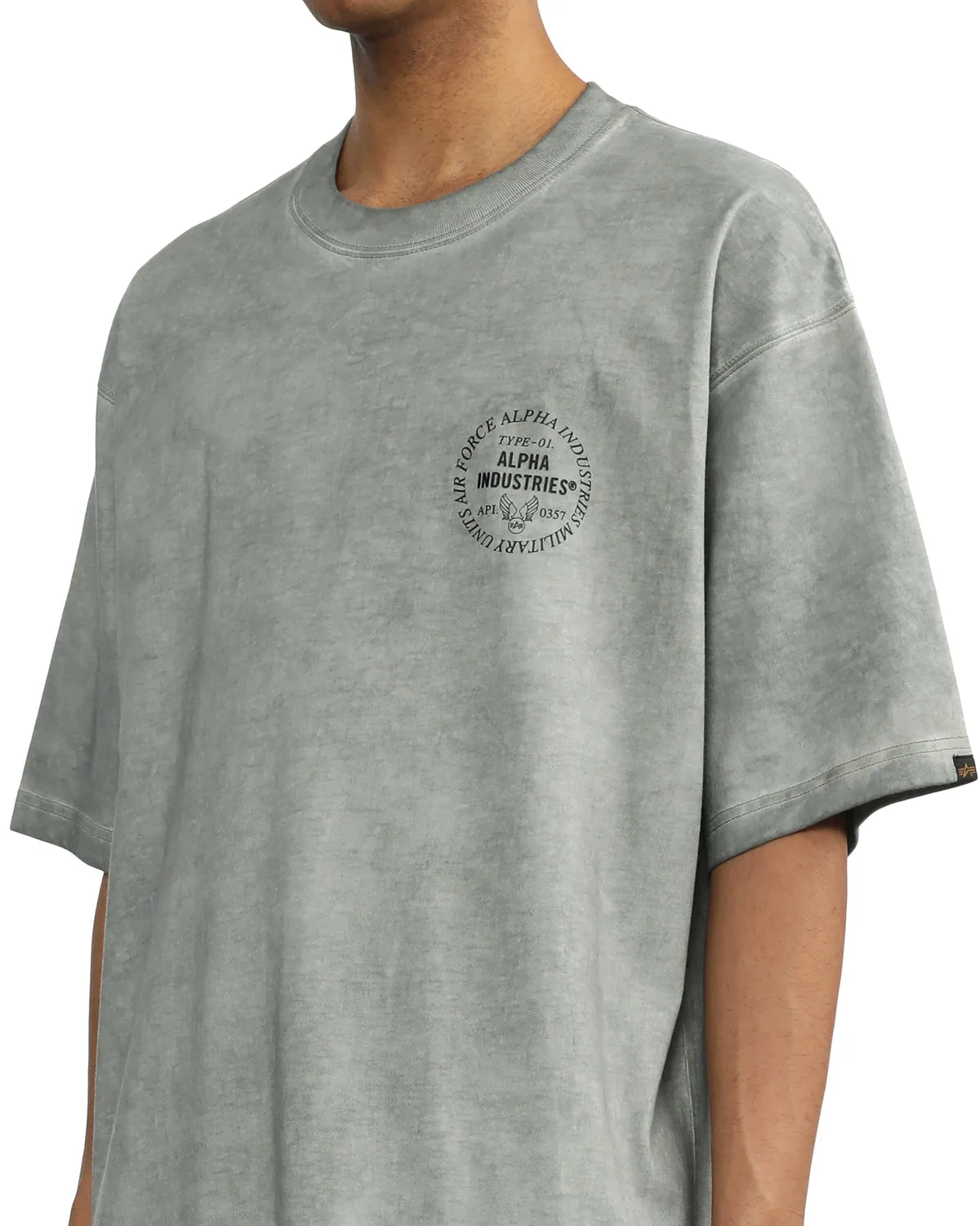 Alpha Industries UNFRM Type-01 t-shirt gris chiné