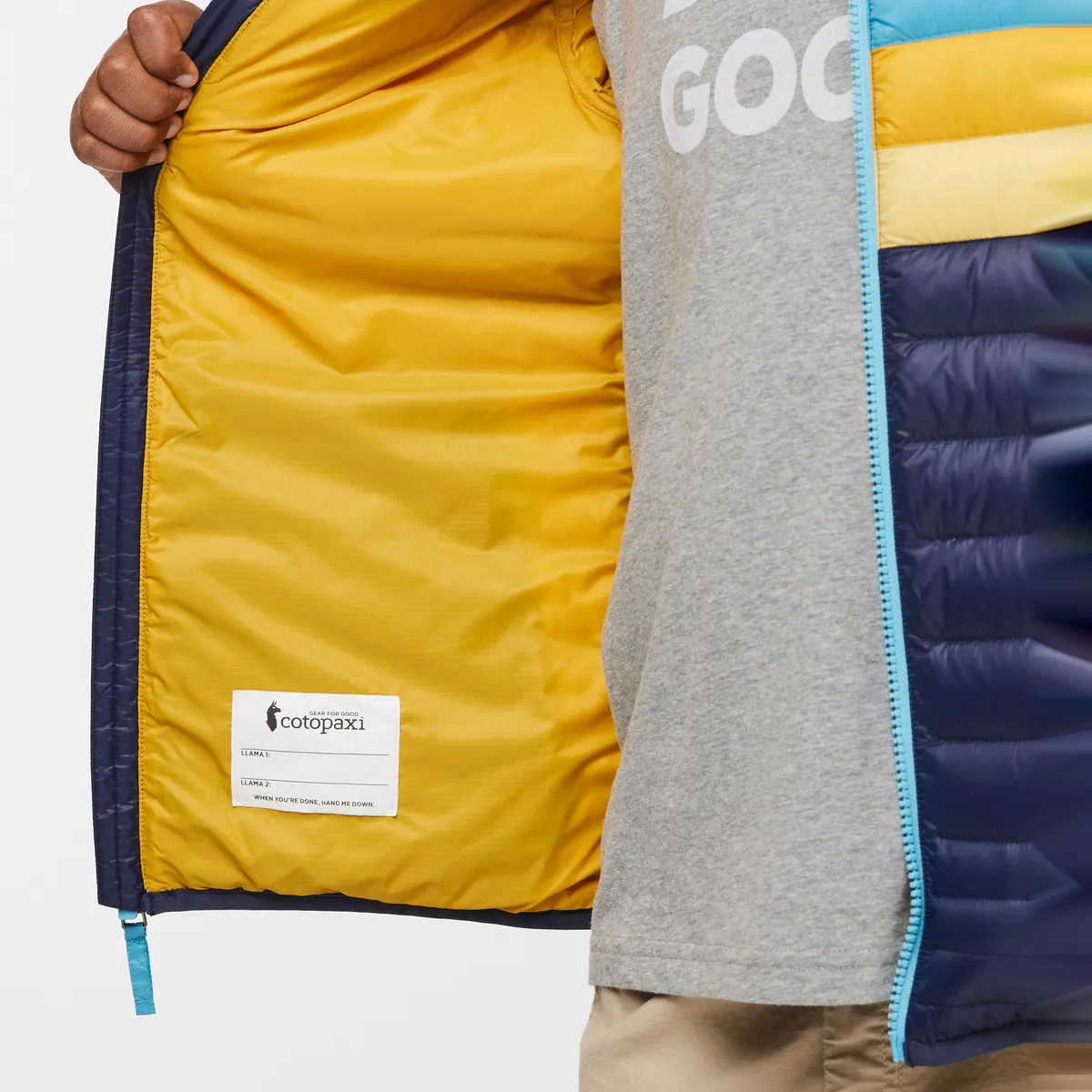 Cotopaxi Fuego doudoune enfant Aspen Stripes chaude