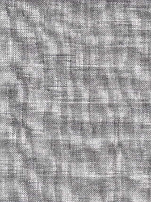 Hollington tissu toile pur lin grège rayures craie au mètre