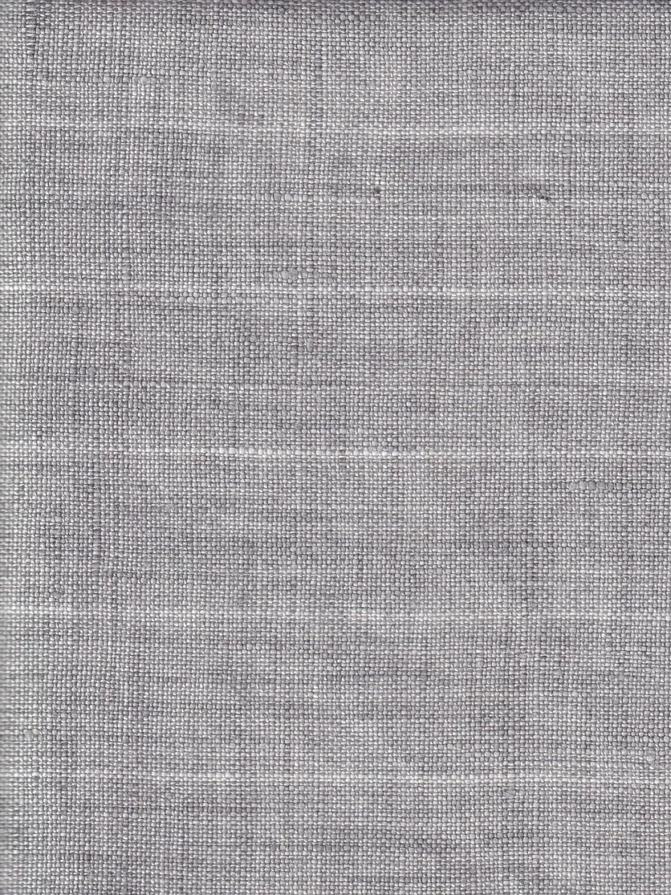 Hollington tissu toile pur lin grège rayures craie au mètre