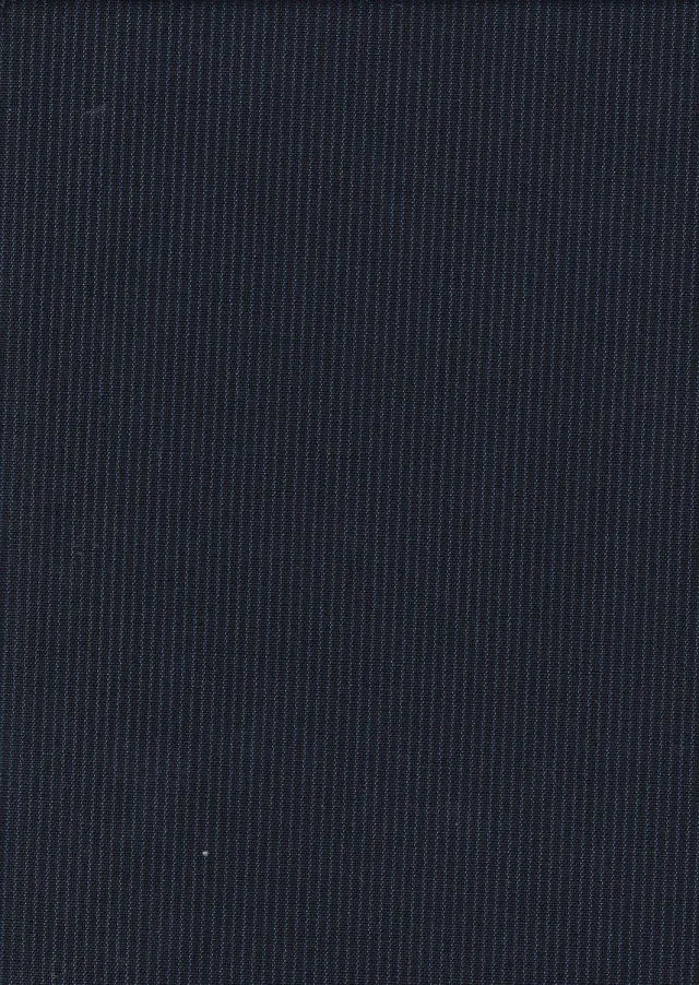 Hollington tissu toile laine mohair rayures bleu 3 m