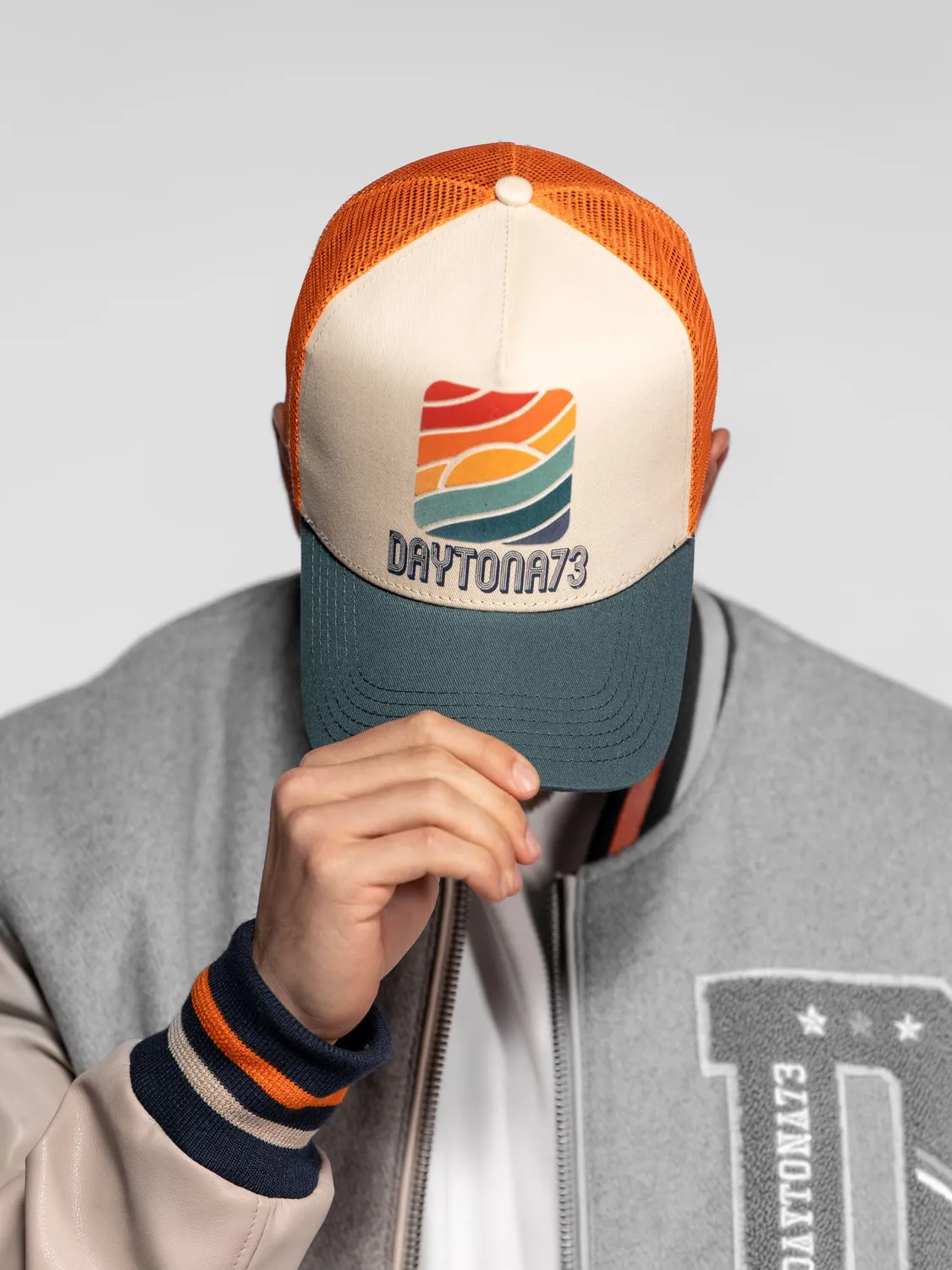 DAYTONA Macomb casquette trucker blanche filet