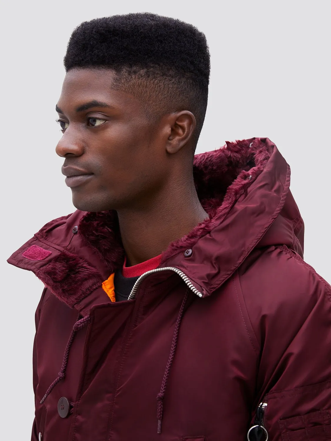 Alpha Industries N-3B Slim parka homme grand froid nylon