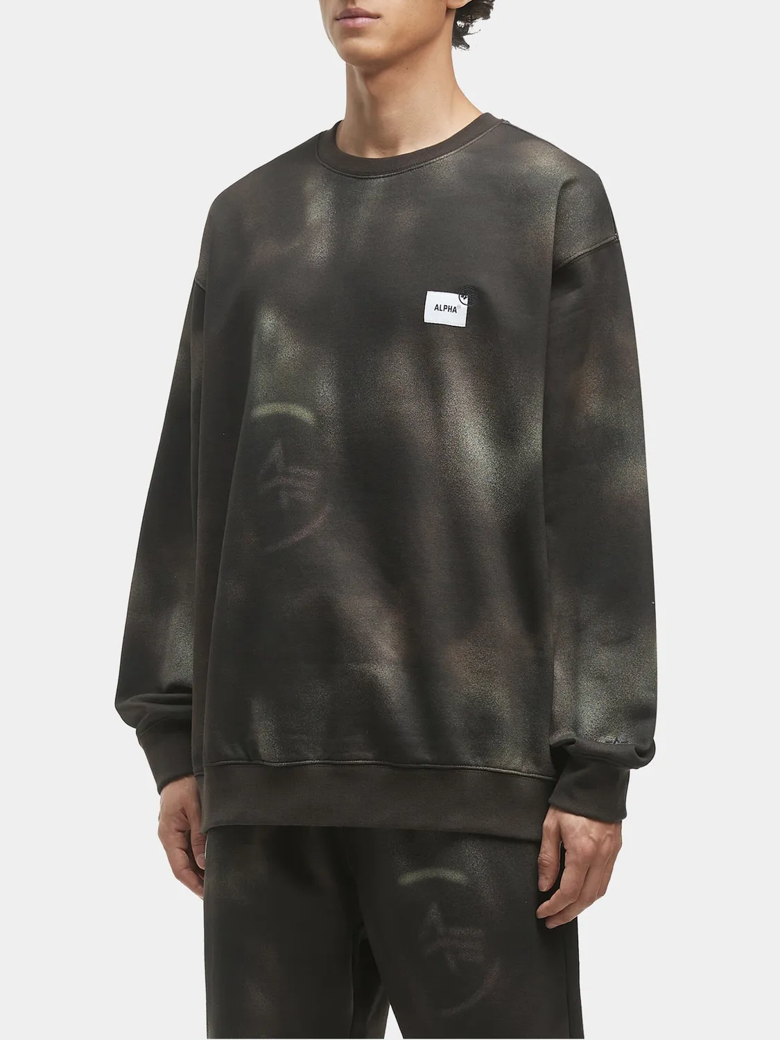 Alpha Industries UNFRM Sweat Washed gris délavé