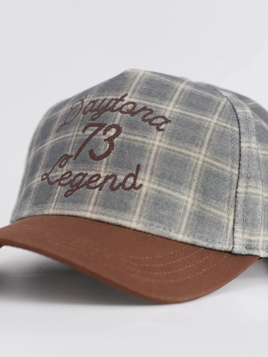 Daytona Homer casquette trucker homme flanelle carreaux