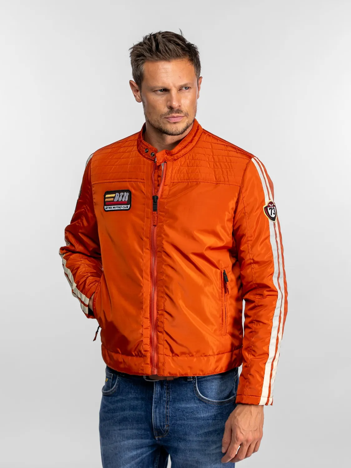 Daytona Lansine veste moto homme noir nylon matelassée