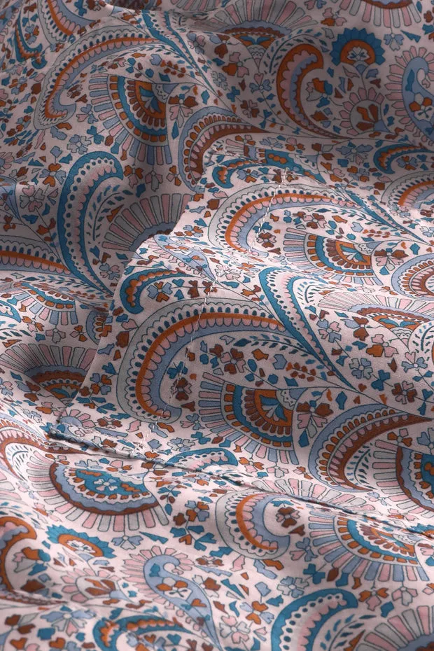 Hollington chemise coton Liberty paisley col mao