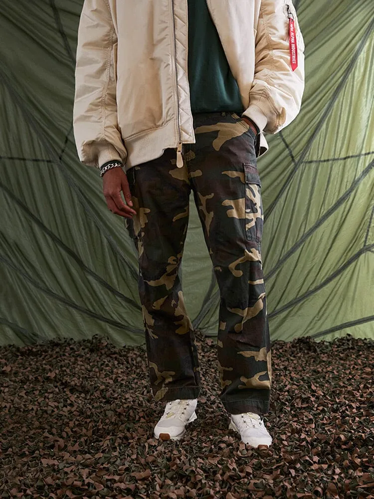 Alpha Industries Cotton Jogger pantalon woodland camo coton