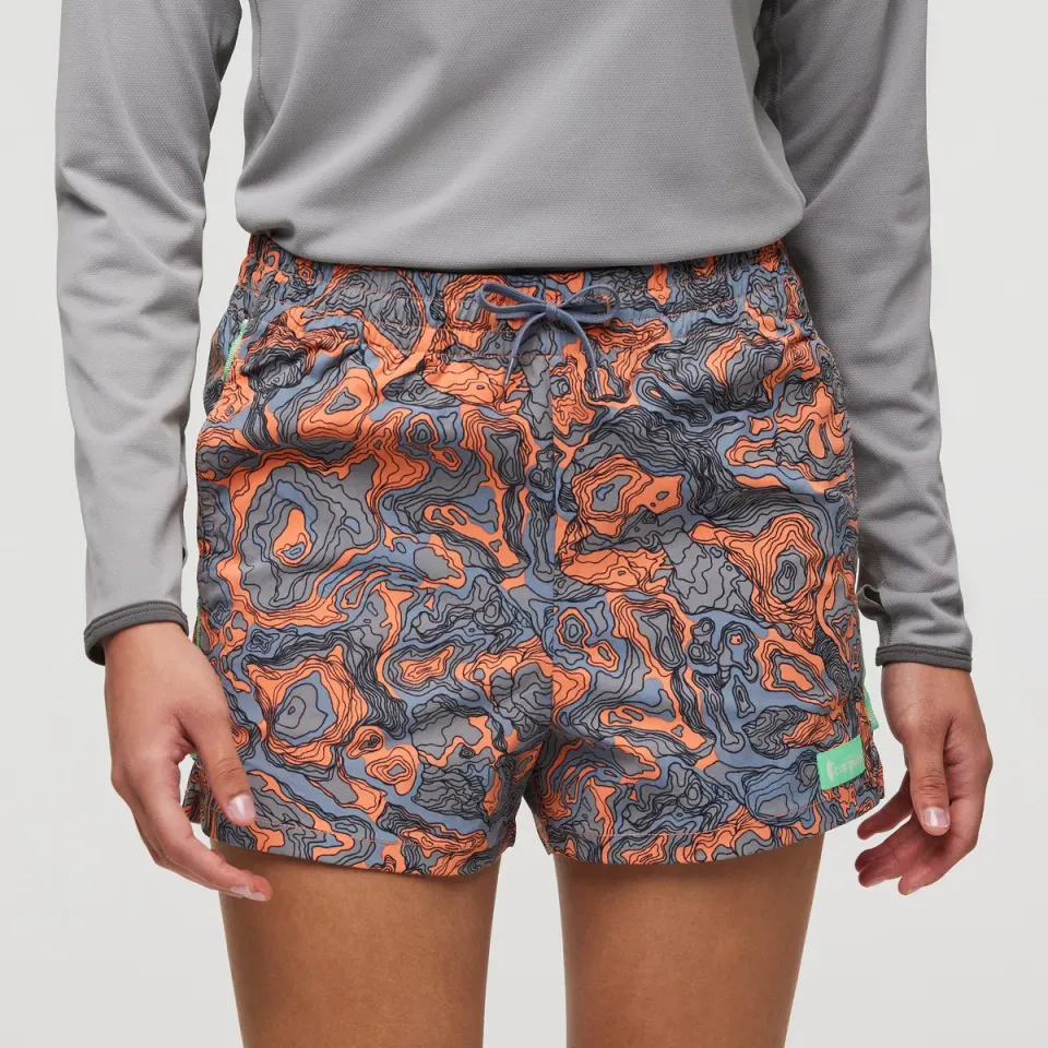 Cotopaxi Brinco Short imprimé femme scuba bleu