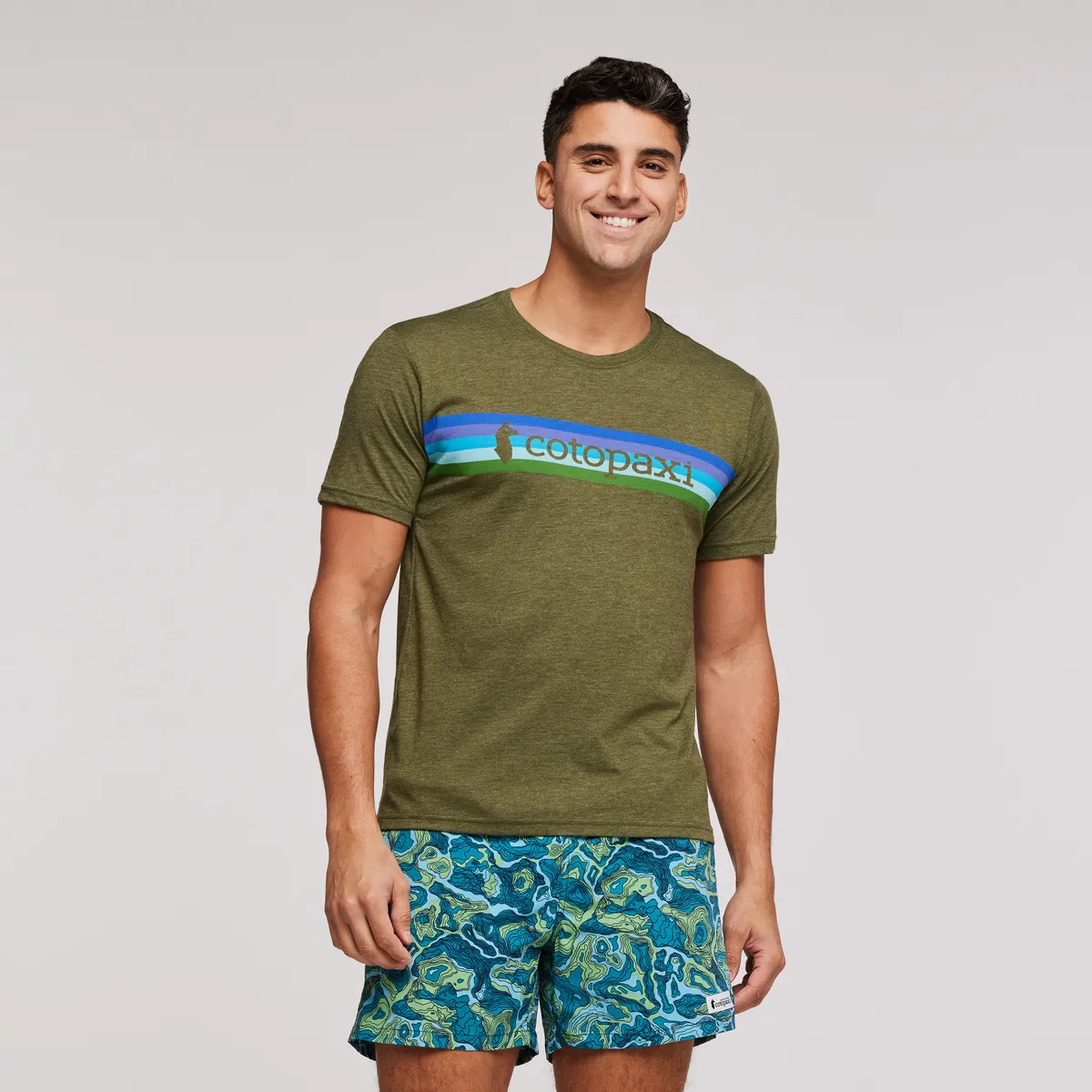 Cotopaxi On The Horizon t-shirt homme imprimé sunset