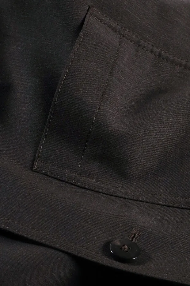 Hollington Tyrol veste twill tabac laine ajustée