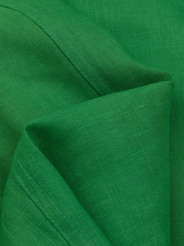 Hollington Tyrol veste verte toile de lin légère