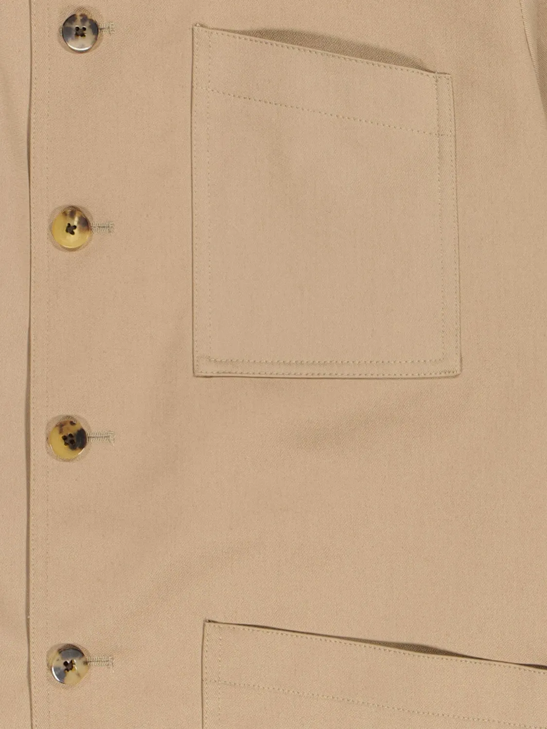 Hollington veste Lyon col charpentier coton sable